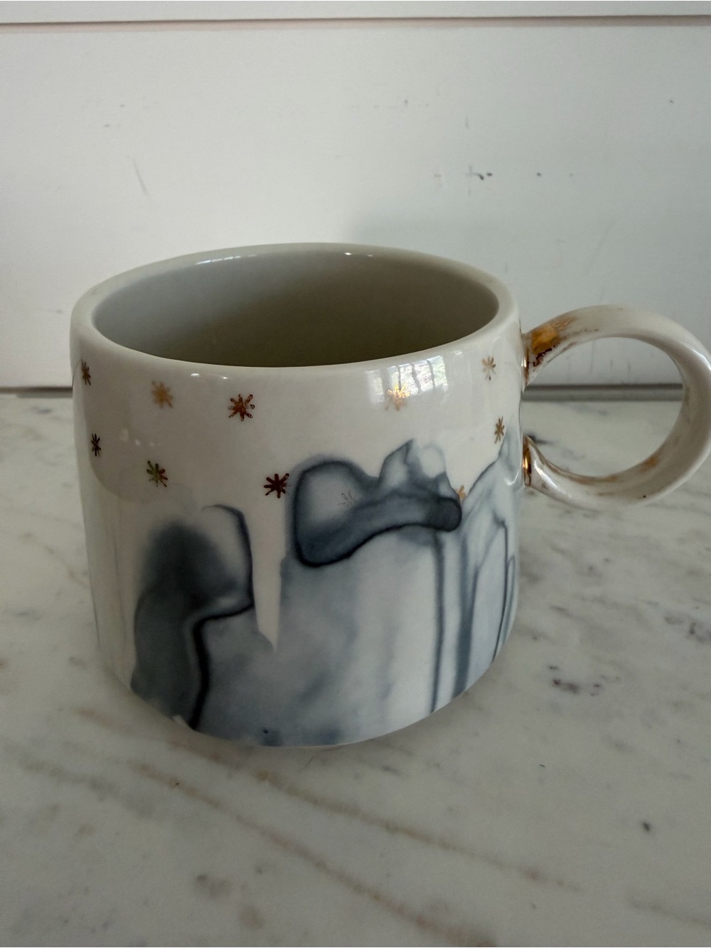 Anthropologie Night Sky Mug Set of 2